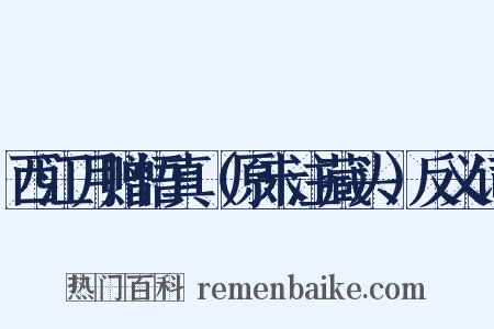 西江月赠悟真（原未注藏头）反义词是什么意思的图片